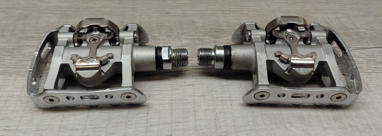 Vintage Shimano Deore PD-M324 SPD Flat Hybrid Bike Bicycle Pedal Road MTB Gravel