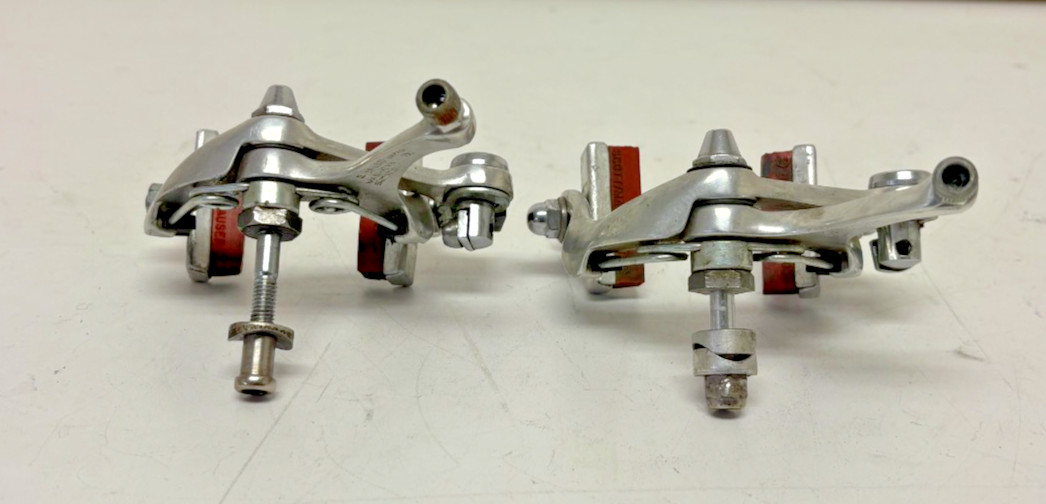 Vintage Shimano BR-L570 Silver Aluminum Side Pull Caliper Road Bike Brakes GREAT