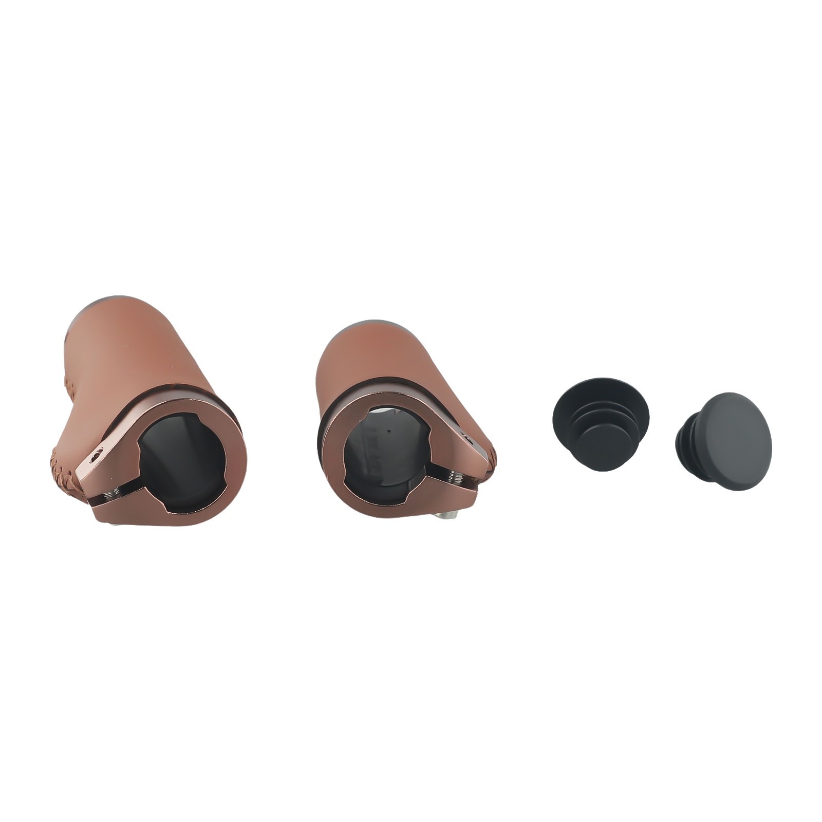 Bike Bicycle Anti-skid Ahock Handlebar Grips Long/Short Leather Handlebar Cover
