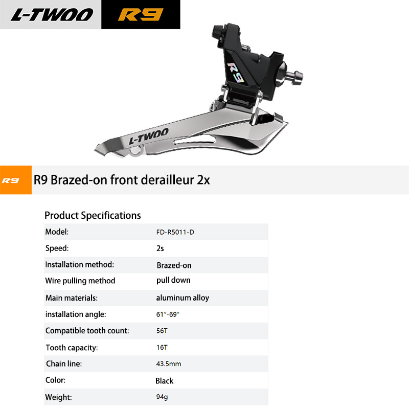 LTWOO R9 2×11 Speed Road Bike Mechanical Groupset Shifters Lever Derailleur US