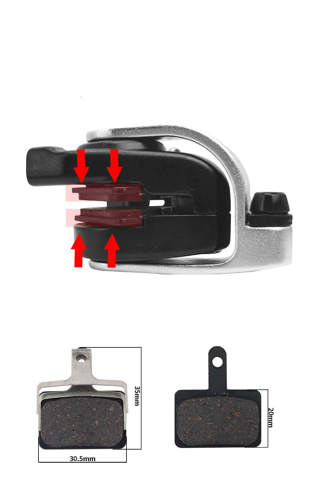 Flat Mount Disc Brake Calipers ZOOM DB700 Dual Piston for Road Bike Cyclocross