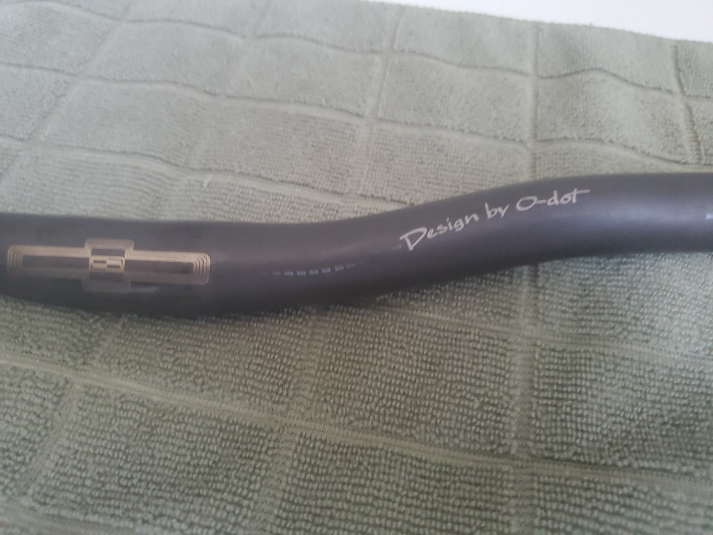 Colorplus Titanium Riser Handlebar 540mm Width, 15mm Rise, Coffee Brown
