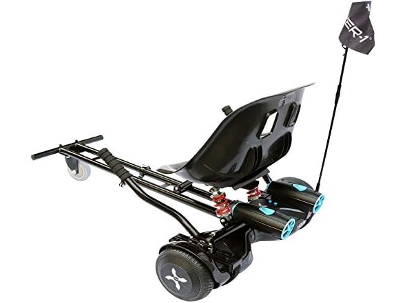 Hover-1 Raptor-1 Buggy Hoverboard Attachment Black One Size Adjustable,Go-kart