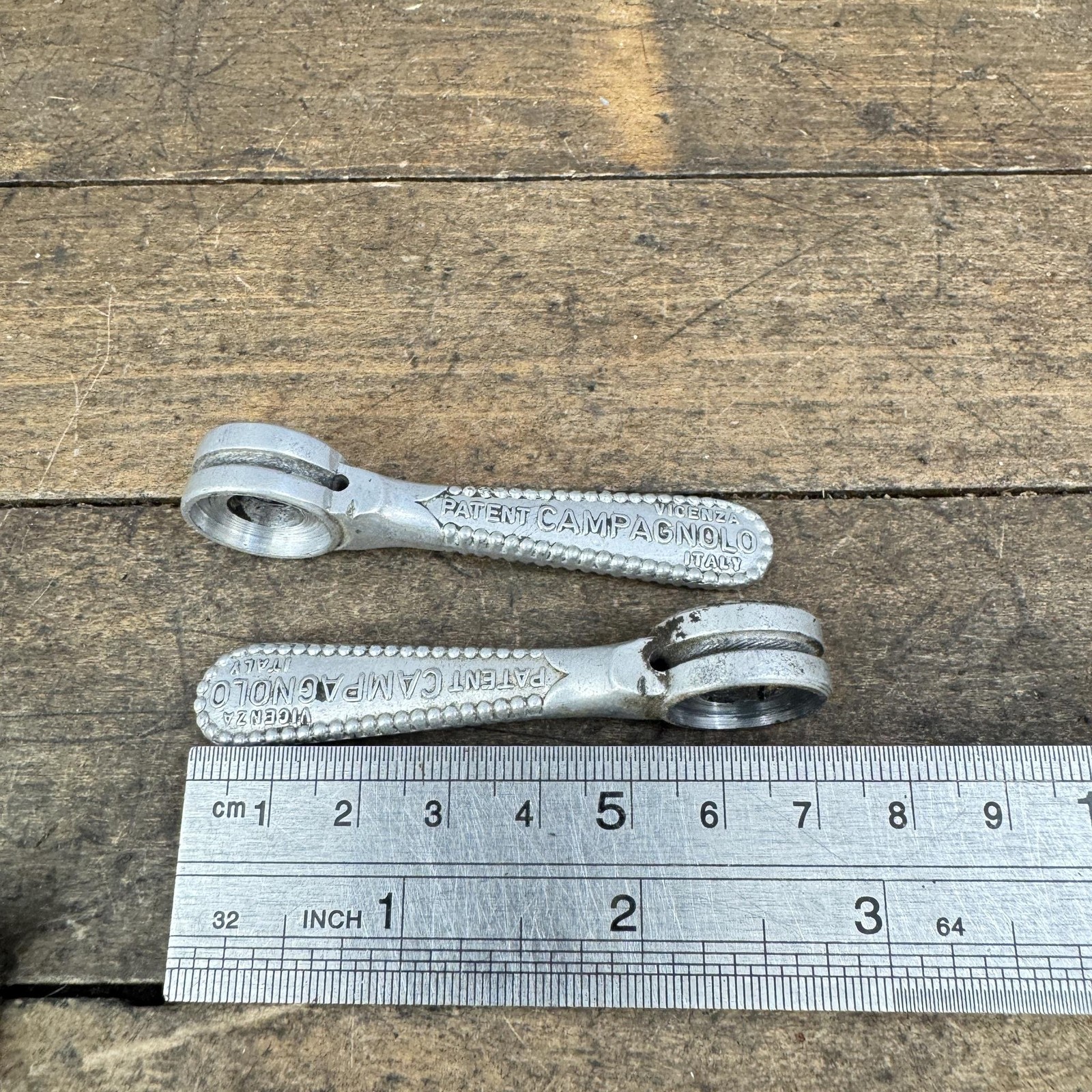 Vintage Campagnolo Down Tube Shifter Set Patent Vicenza Italy PARTS Road Bike
