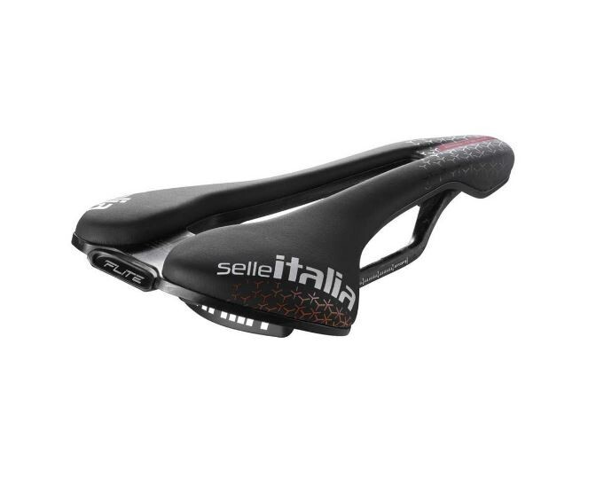 SELLE ITALIA FLITE BOOST PRO TEAM 6.1 CARBONIO SUPERFLOW SADDLE – CARBON RAILS