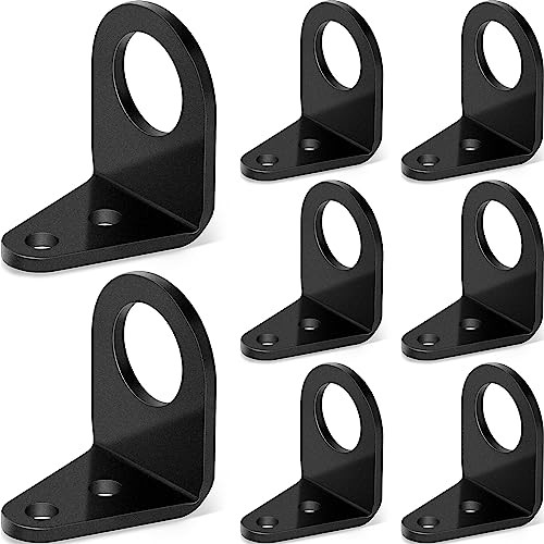 8 Pcs 3/16″ Mounting Hole Brake Bolt on Type Brake Line Tabs Mounting Black