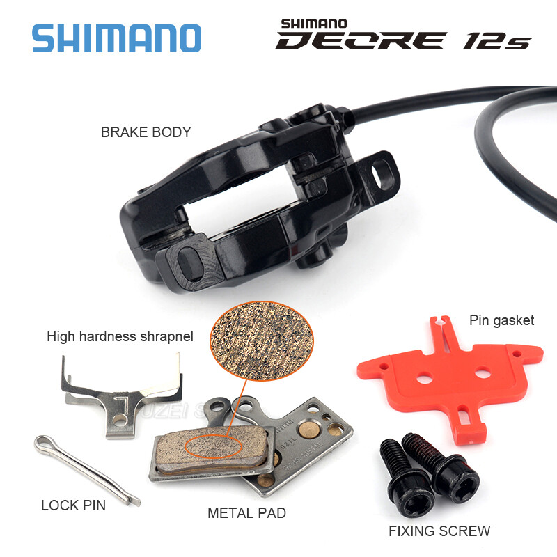 SHIMANO DEORE BR-BL-M6100 Bike MTB Hydraulic Disc Brake 900/1600mm w/RT56 Rotors