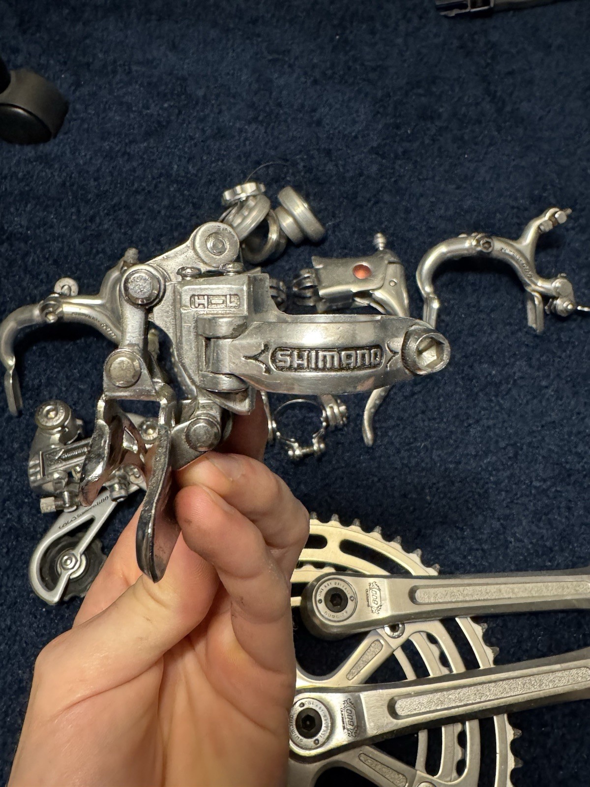 Shimano 600 Arabesque Groupset Crankset, Derailleurs, Shifters, Brakes, Headset