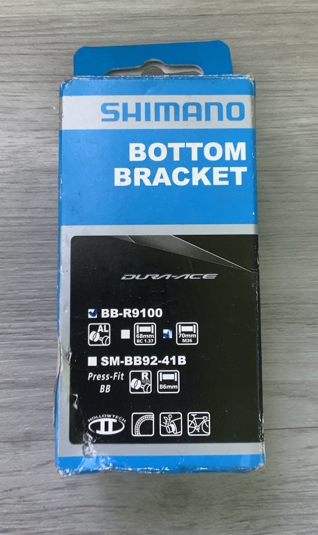 SHIMANO BB-R9100 DURA ACE BOTTOM BRACKET ITALIAN THREADING NEW