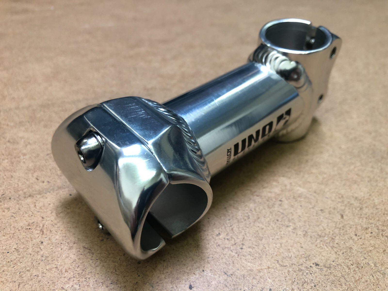 New Kalloy Bicycle Ahead Stem 1-1/8″ (28.6mm) 15 Deg Rise Bore 25.4 Silver