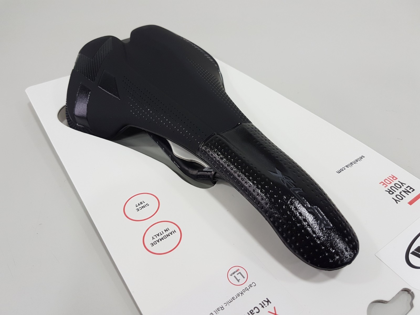 Selle Italia X-LR Kit Carbonio L1 145×266 Carbo Keramic Ø7x9mm Rail MTB Saddle