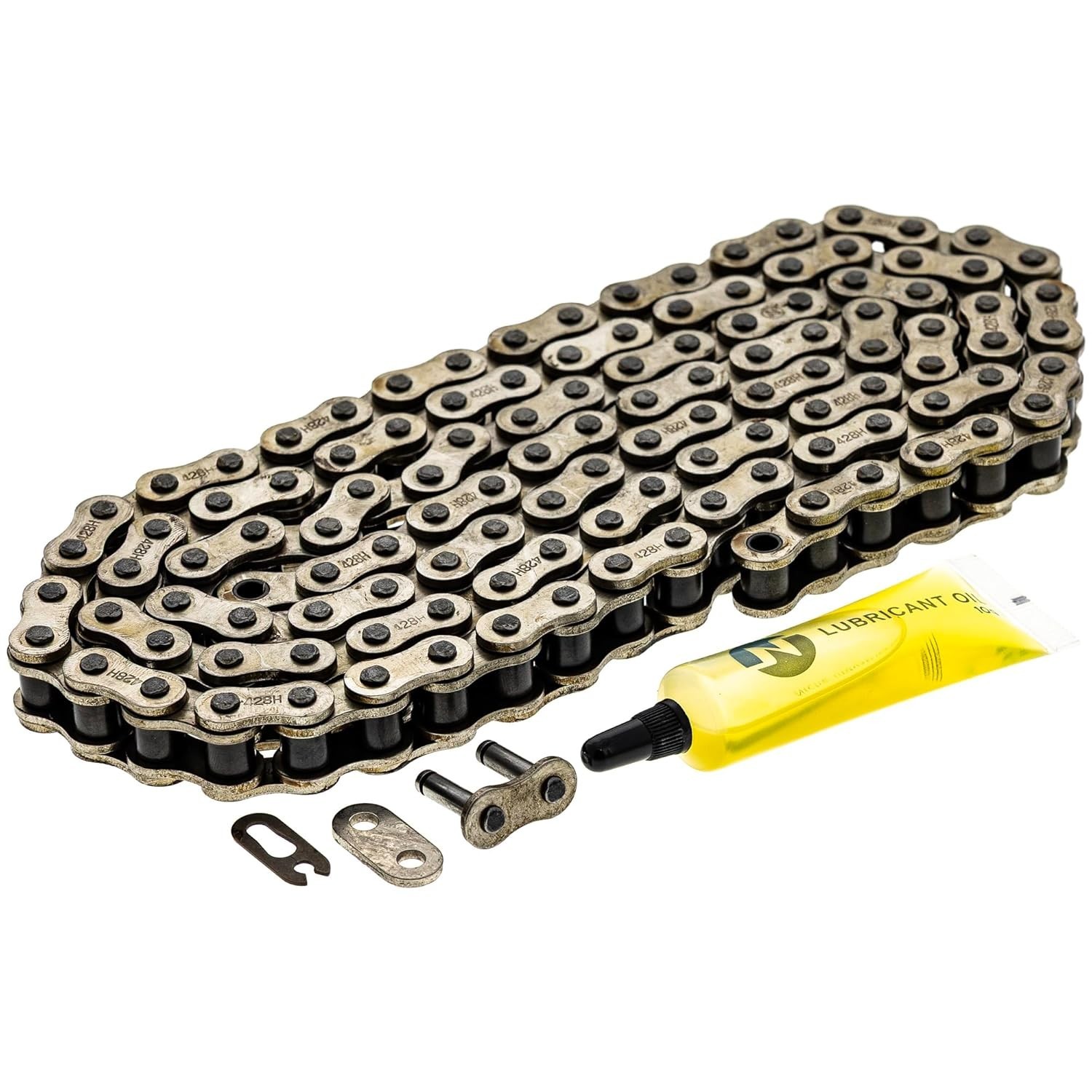 428 Drive Chain Standard Non O-Ring with Connecting Master Link 118 Links