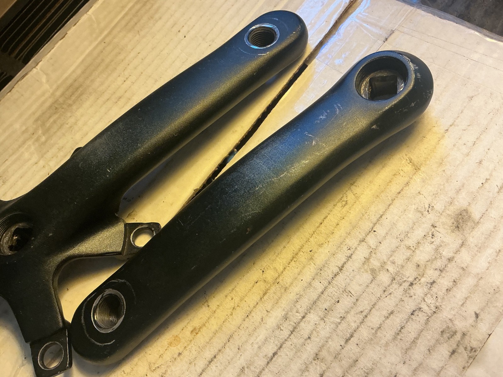 BMX/multi-purpose crankarm/pair 155mm 110BCD BLK