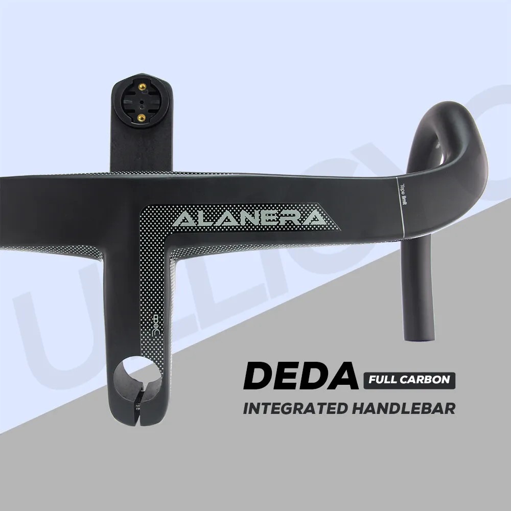 Carbon Road Integrated Handlebar 28.6mm Drop Handlebars with Computer Holder