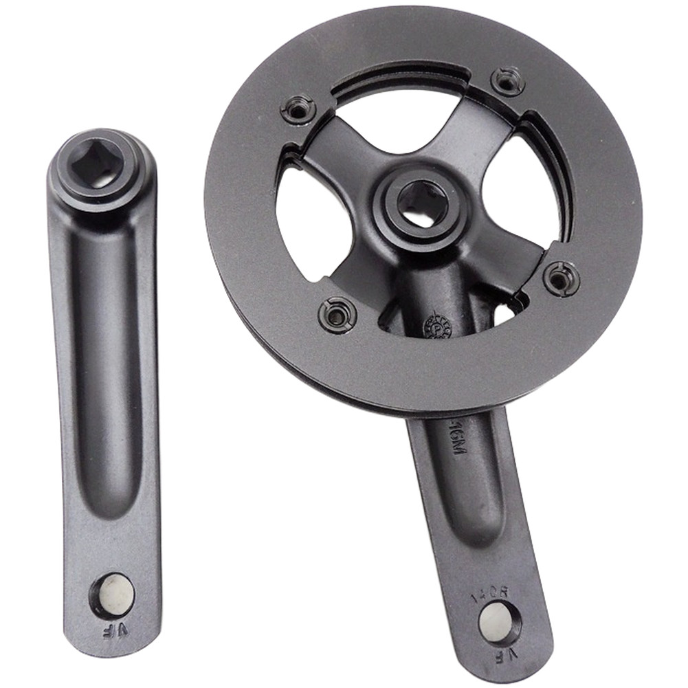 140mm Square Taper Crankset Aluminum Chainring 28/30/32T for Youth Folding Bike