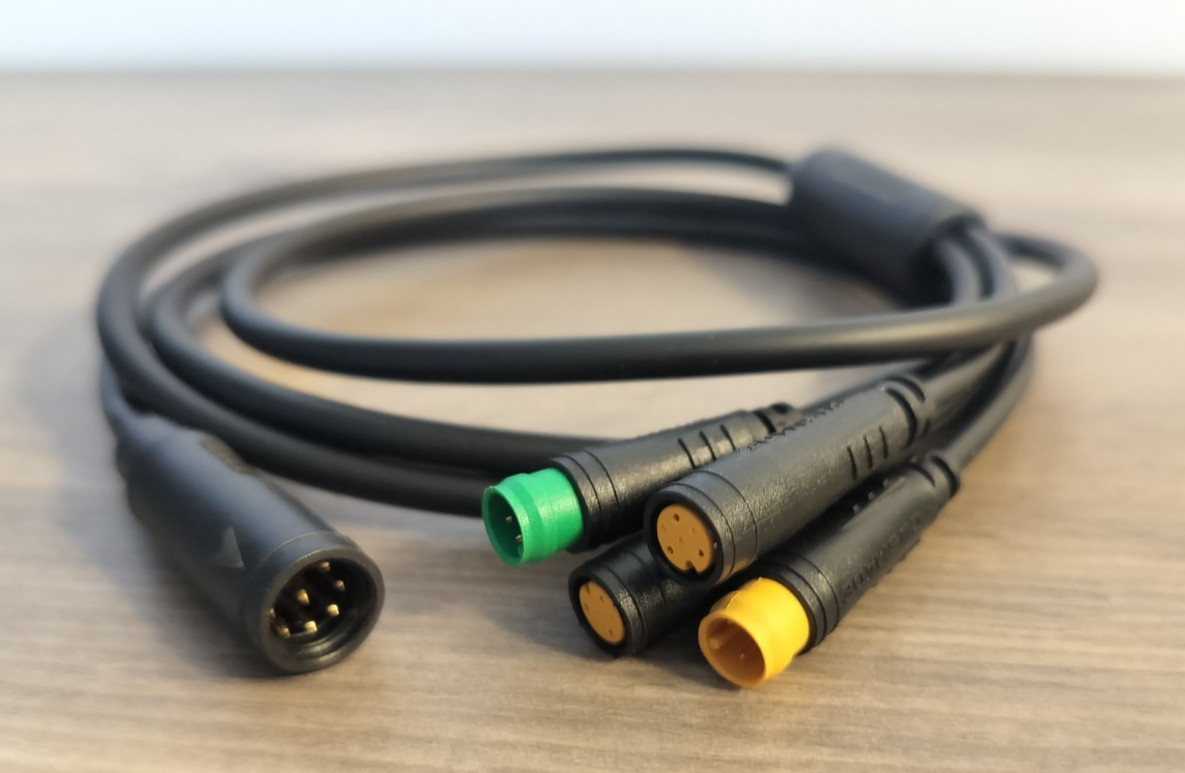 Brand New 4FT Julet 1T4 Waterproof E-Bike Wiring Harness Splitter Cable 8-Pin