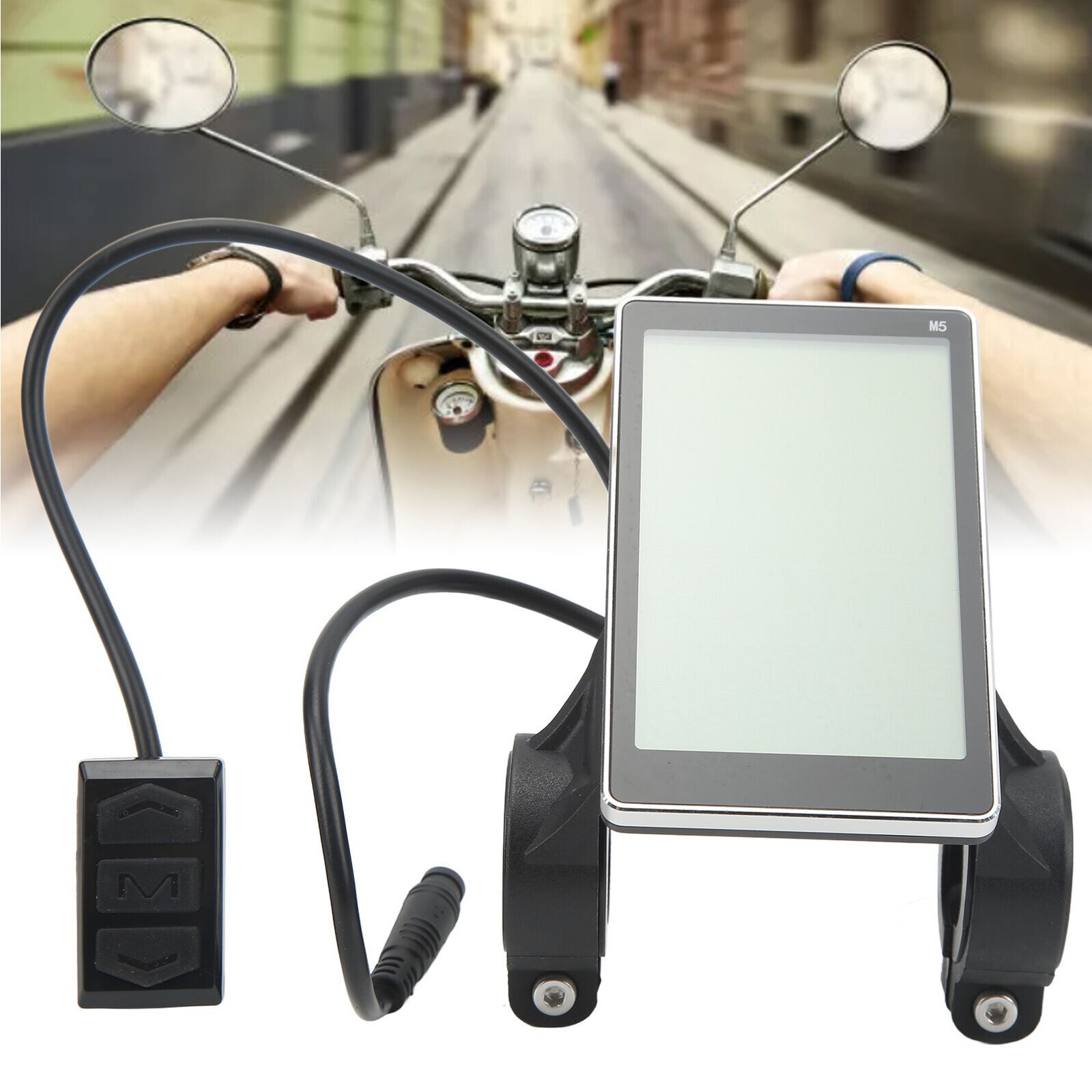 24V 36V 48V 60V E-Bike Electric Scooter Speed Meter Screen LCD Display New