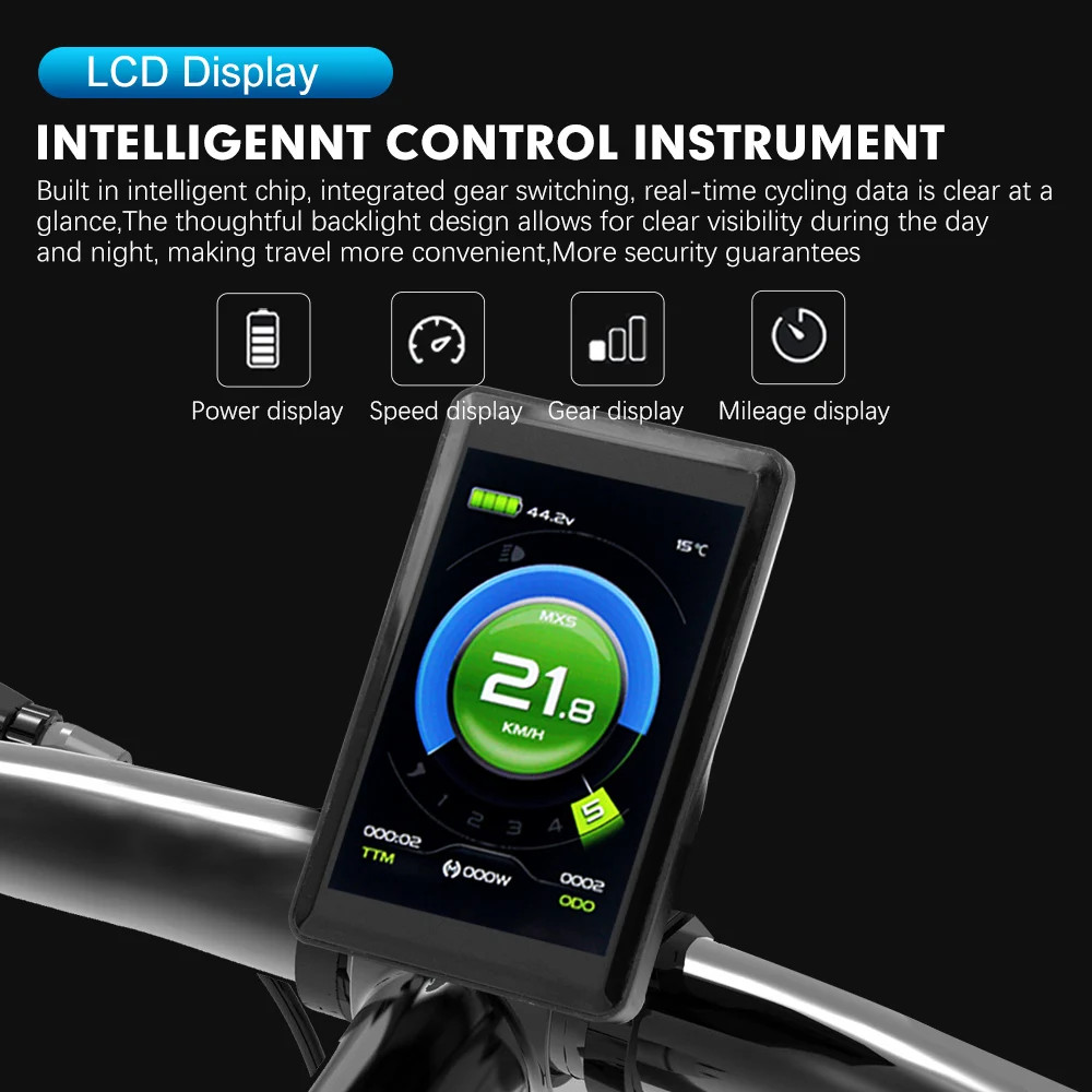Electric Bike KT Brushless Controller 36V 48V 15A/17A/22A/30A/35A/50A SM Plug