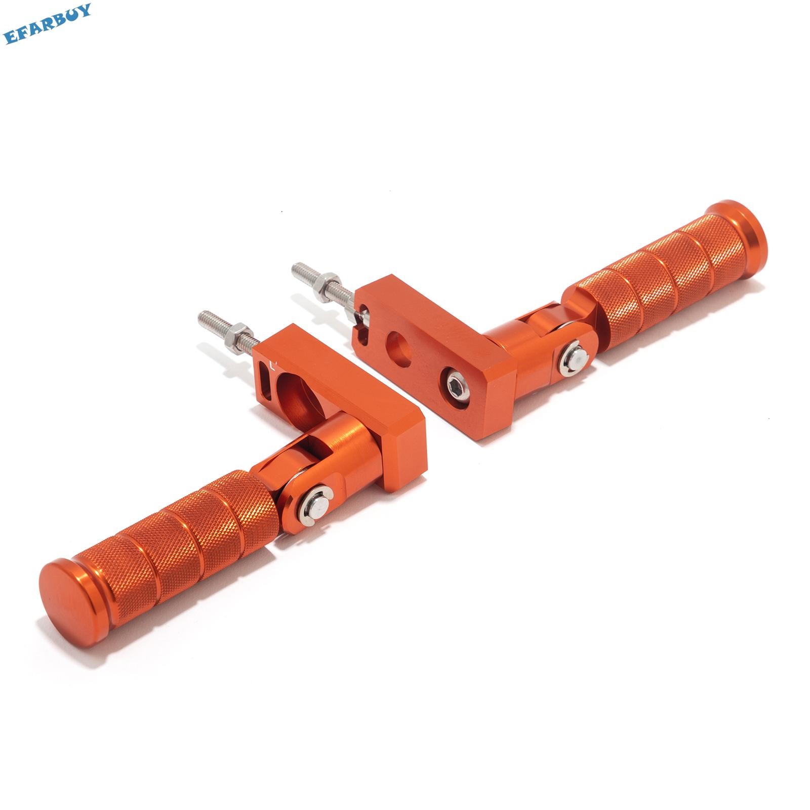Orange Pair Stunt Foot Pegs Pedal For Sur-Ron Light Bee LB X For eride pro ss