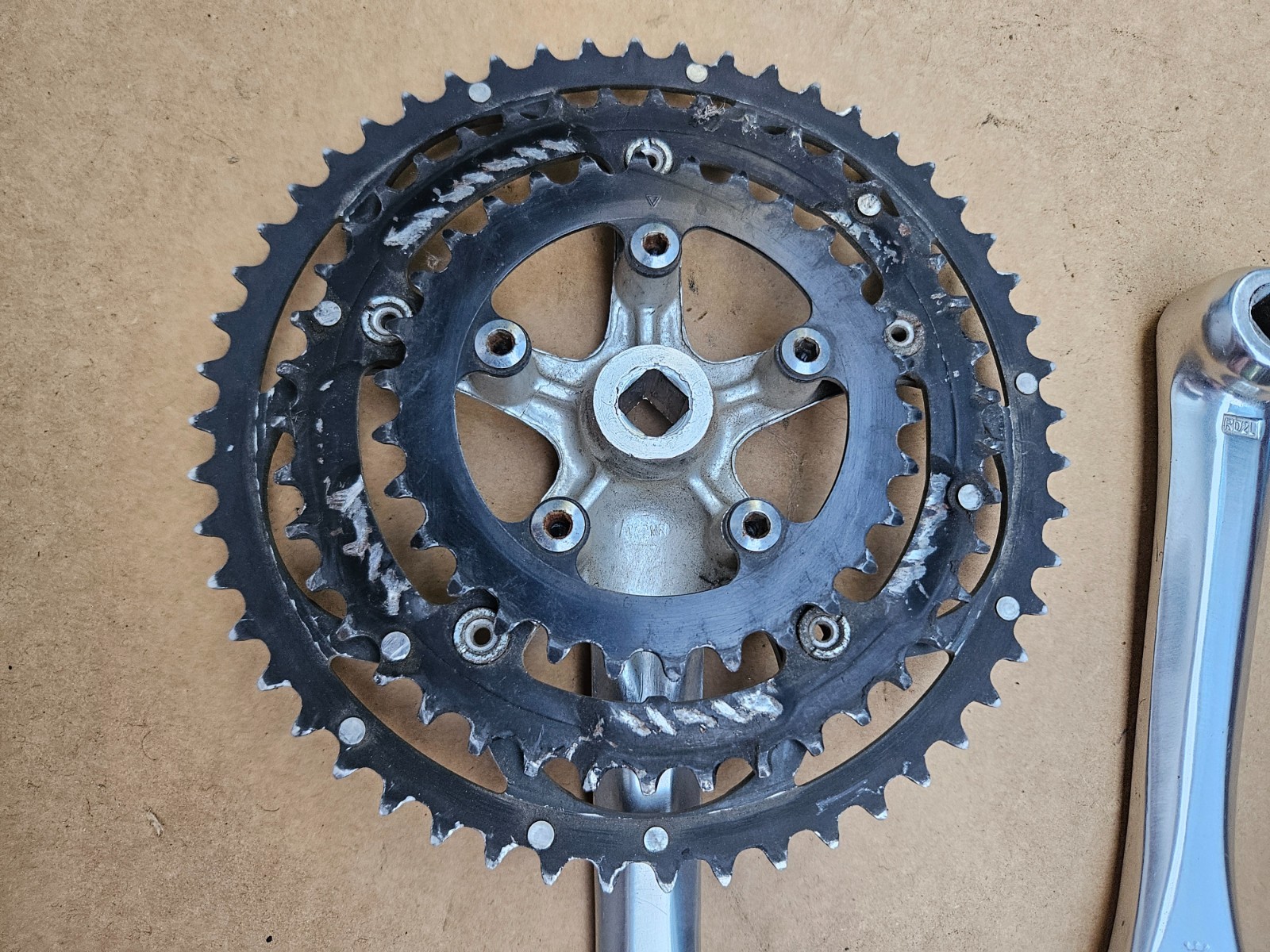 Specialized Triple Road Touring Crankset 170mm 52/42/30 S Crown Square Taper
