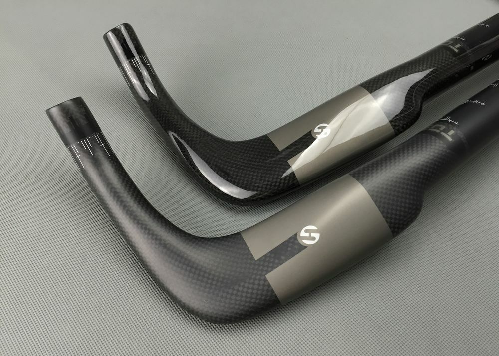 Ultralight Carbon Handlebar Road Time Trial Triathlon Bike Bullhorn Bar 31.8mm