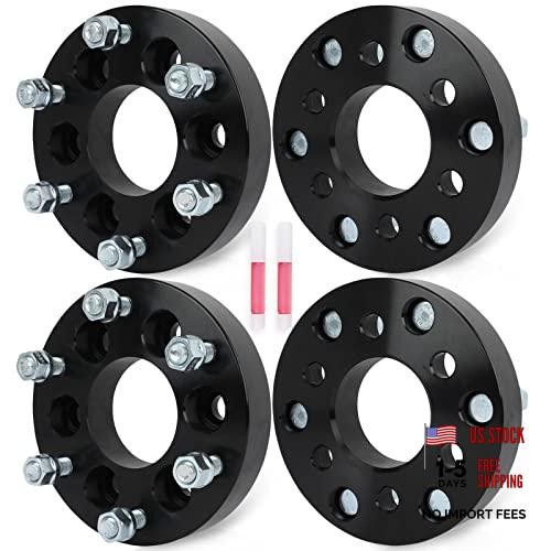 4PCS 6×4.5 to 6×5.5 Wheel Adapters 1.25in 6 Lug for 1991-2004 for Dodge