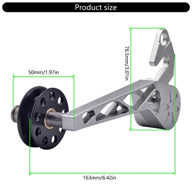 5/6/7 Speed Chain Tensioner, Folding Bicycles Chain Stabilizer, Aluminum Alloy