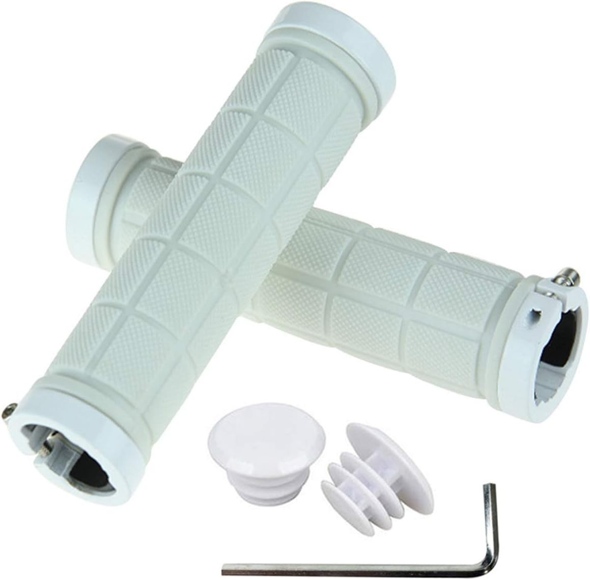 Lightweight Rubber MTB/BMX Handlebar Grips – 22.2mm Fit with Tool Included