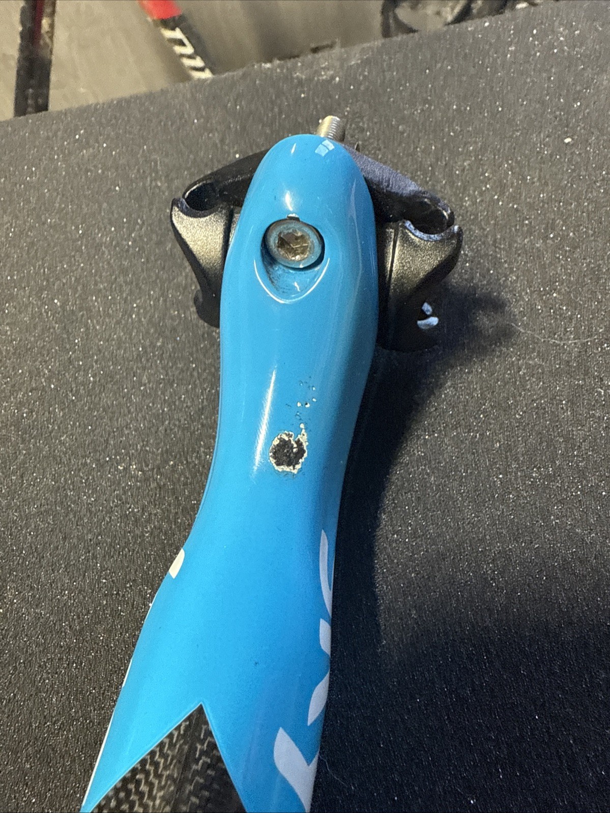 Pinarello Team Sky Carbon Bicycle Seatpost 31.6 Broken For Art (9451)