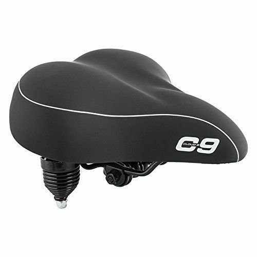 Cloud 9 Black Bicycle Cruiser Anatomic Gel Suspension Saddle 49525