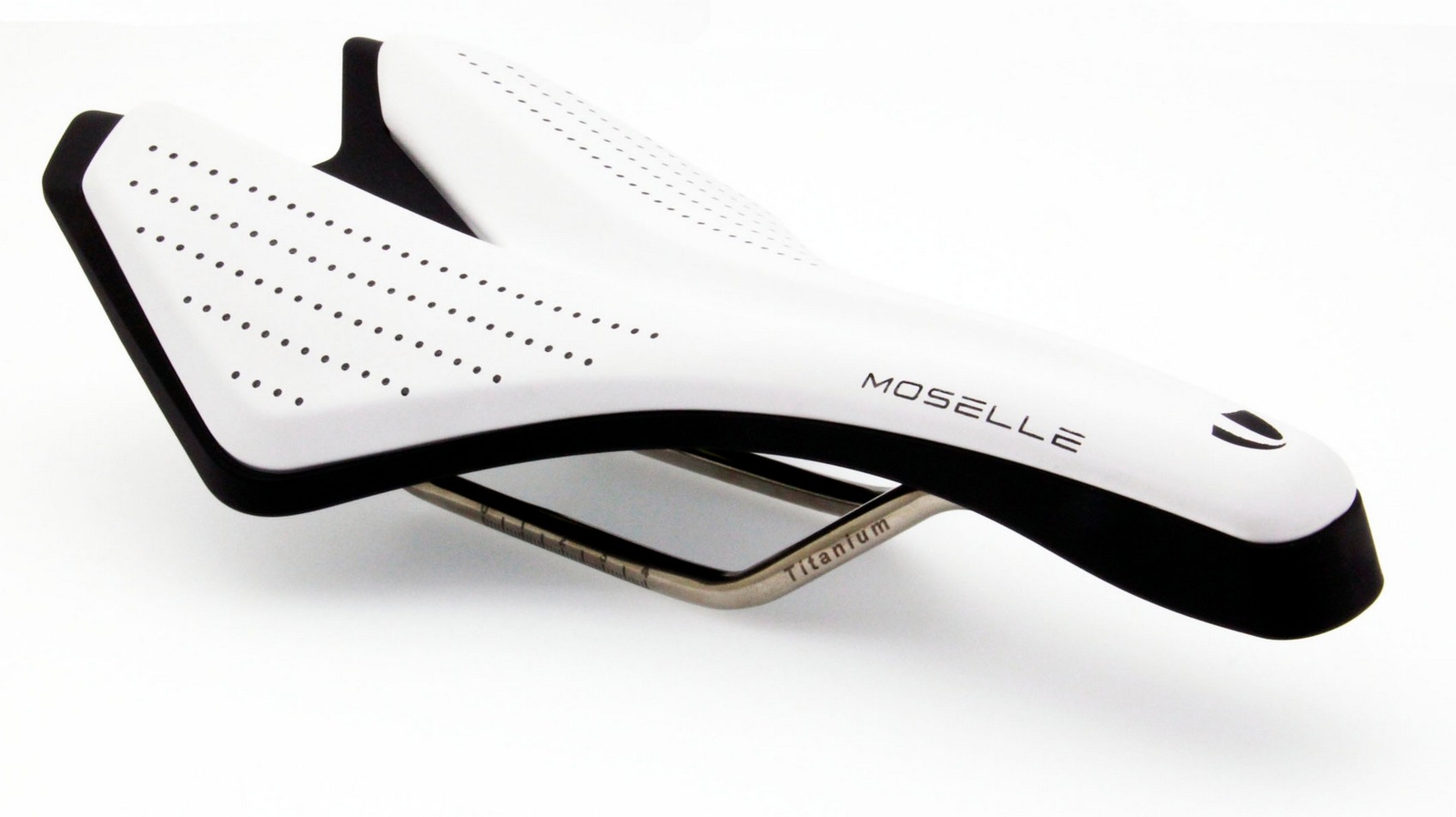 Union Sport Mosselle Road MTB eBike Biking Ti Saddle Titanium-Rail Seat White