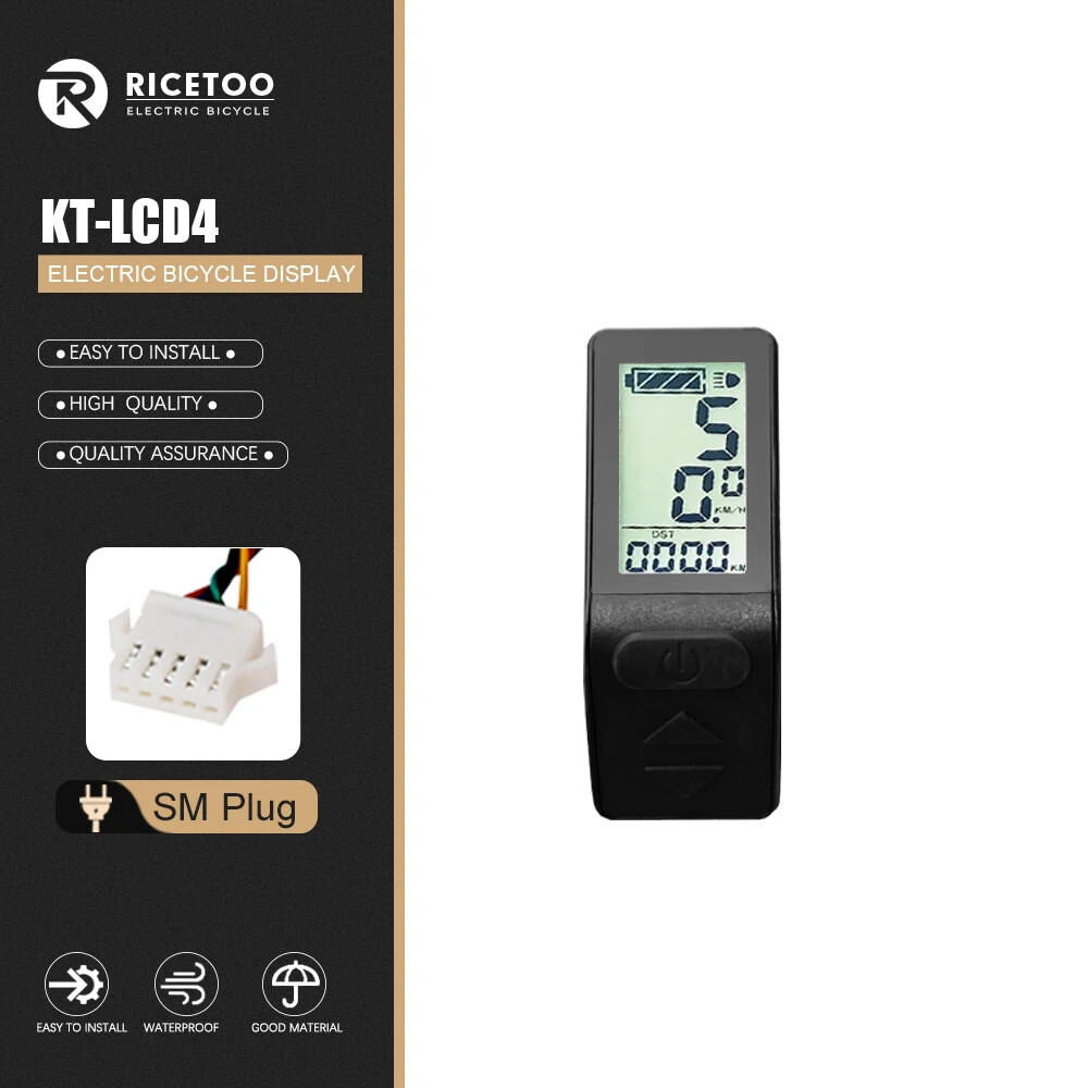 Electric Bicycle Display KT LCD3 LCD4 LCD5 LCD8H LCD9R 24V 36V 48V 72V Display