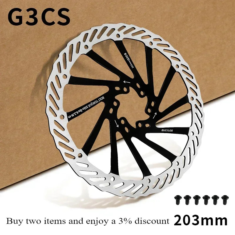 Rotor Mtb 160MM 180MM 203MM G3CS Durable Bike Hydraulic Brakes Rotor High Streng