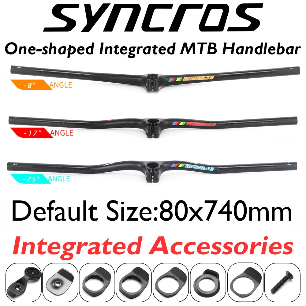 Carbon Fiber Mountain Bike Integrated Handlebar -8 -17 -25 Three Specifications