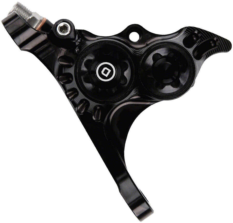 Hope RX4+ Disc Brake Caliper – Flat Mount Front +20, DOT, Black