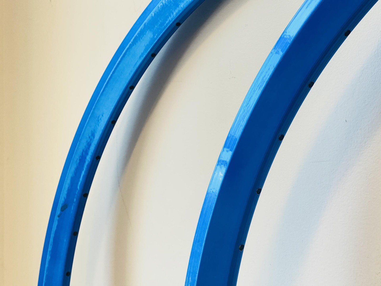 Velocity Chukker 700c Rim Set 48h Blue Anodized NMSW – Made in Australia