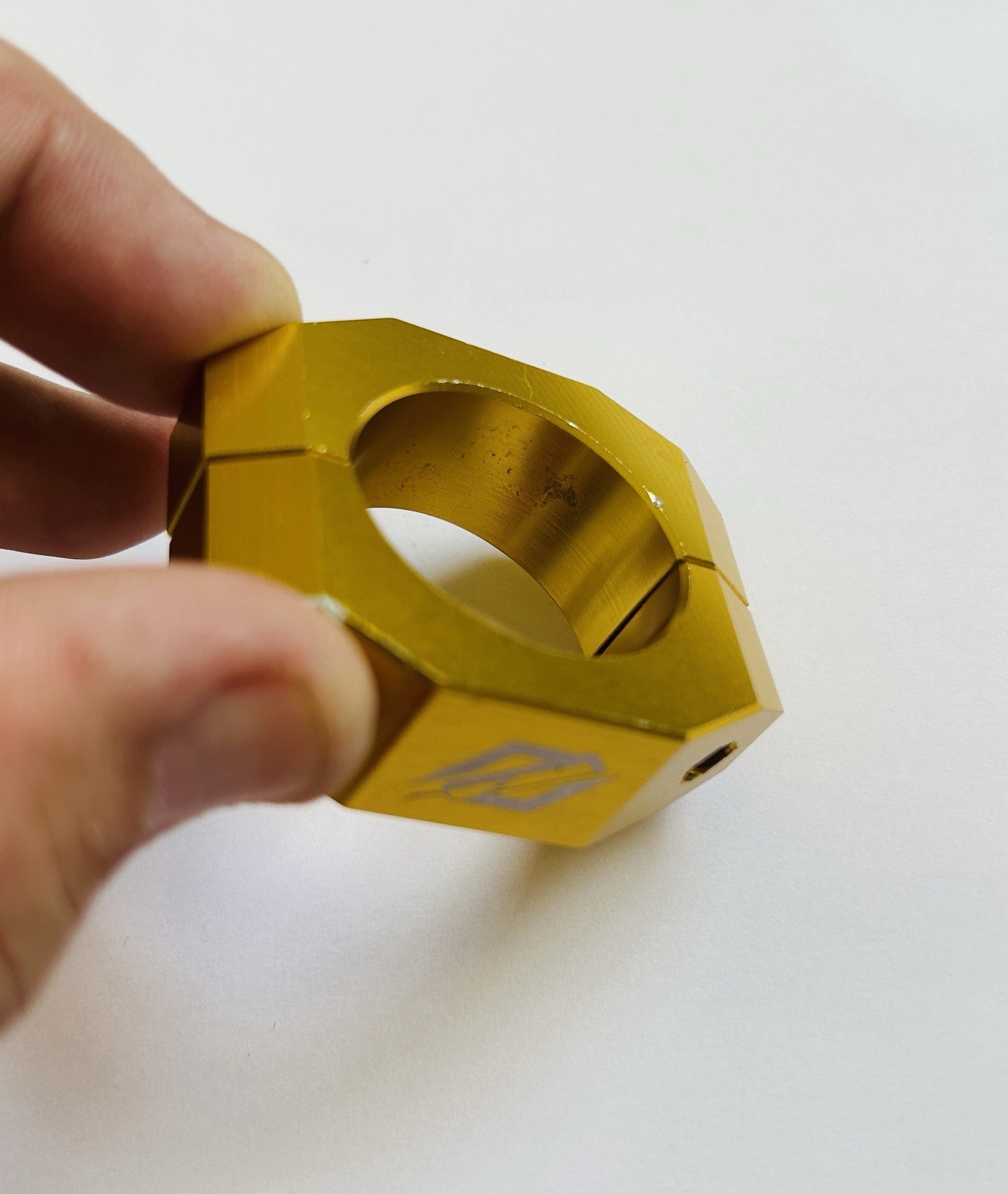 BMX TNT BICYCLES SEAT CLAMP (28.6, 31.8mm) GOLD – B-STOCK (HEAVILY DISCOUNTED)