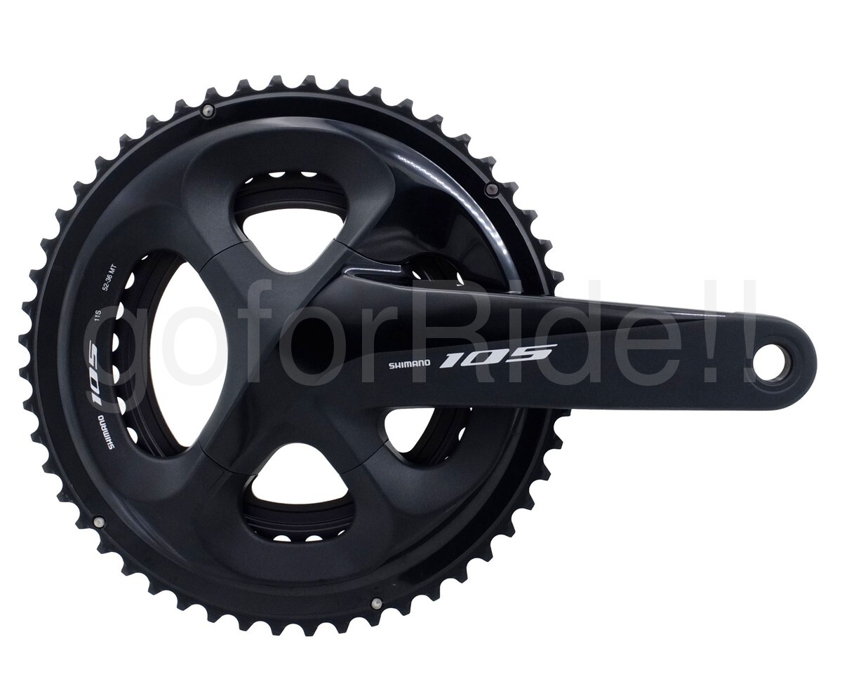 Shimano 105 FC-R7000 Road Bike Bicycle Crank Set 175mm 52/36t no BB Black