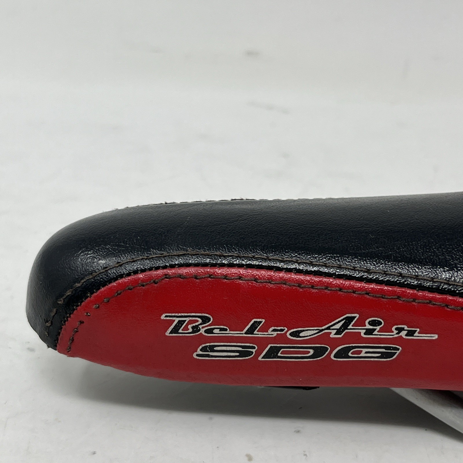 Vintage SDG Bel Air Bike Seat Saddle BMX Mountain Bike MTB Black Red