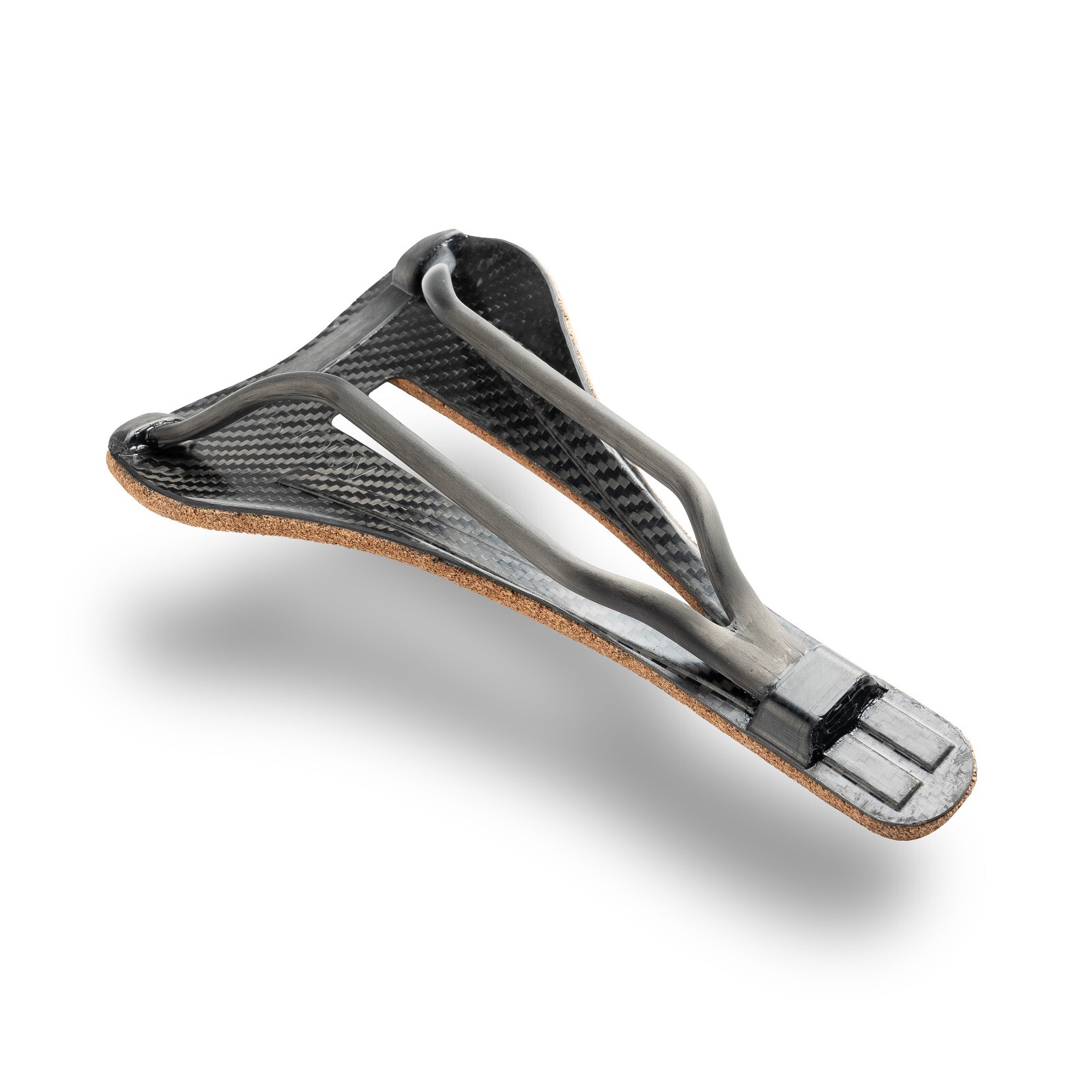 Bjorn Cycles Carbon Bicycle Saddle with Cork pad Probka 143 mm