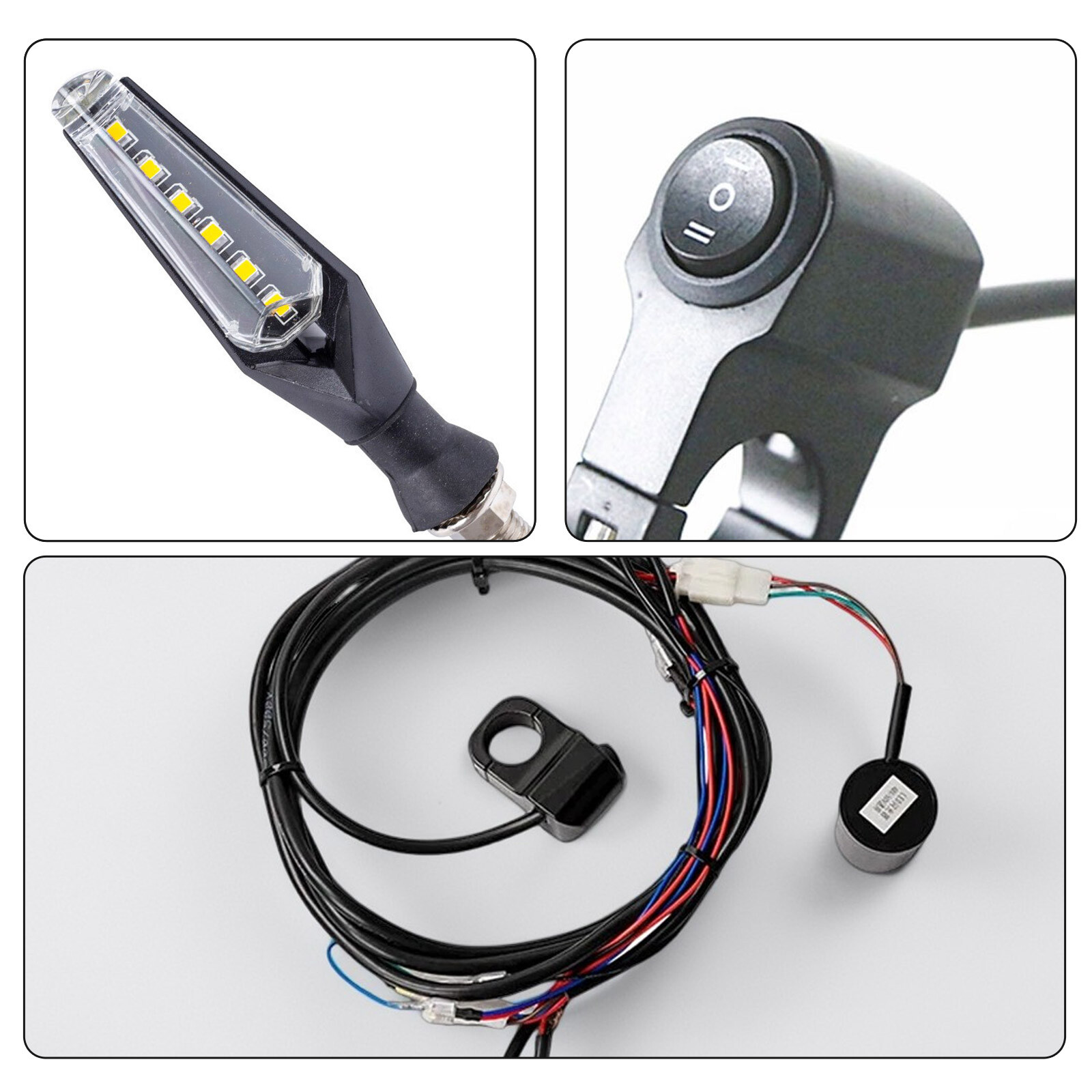 E-bike Electric Bicycle Light Set Flashing LED Turn Signals dicator Light New