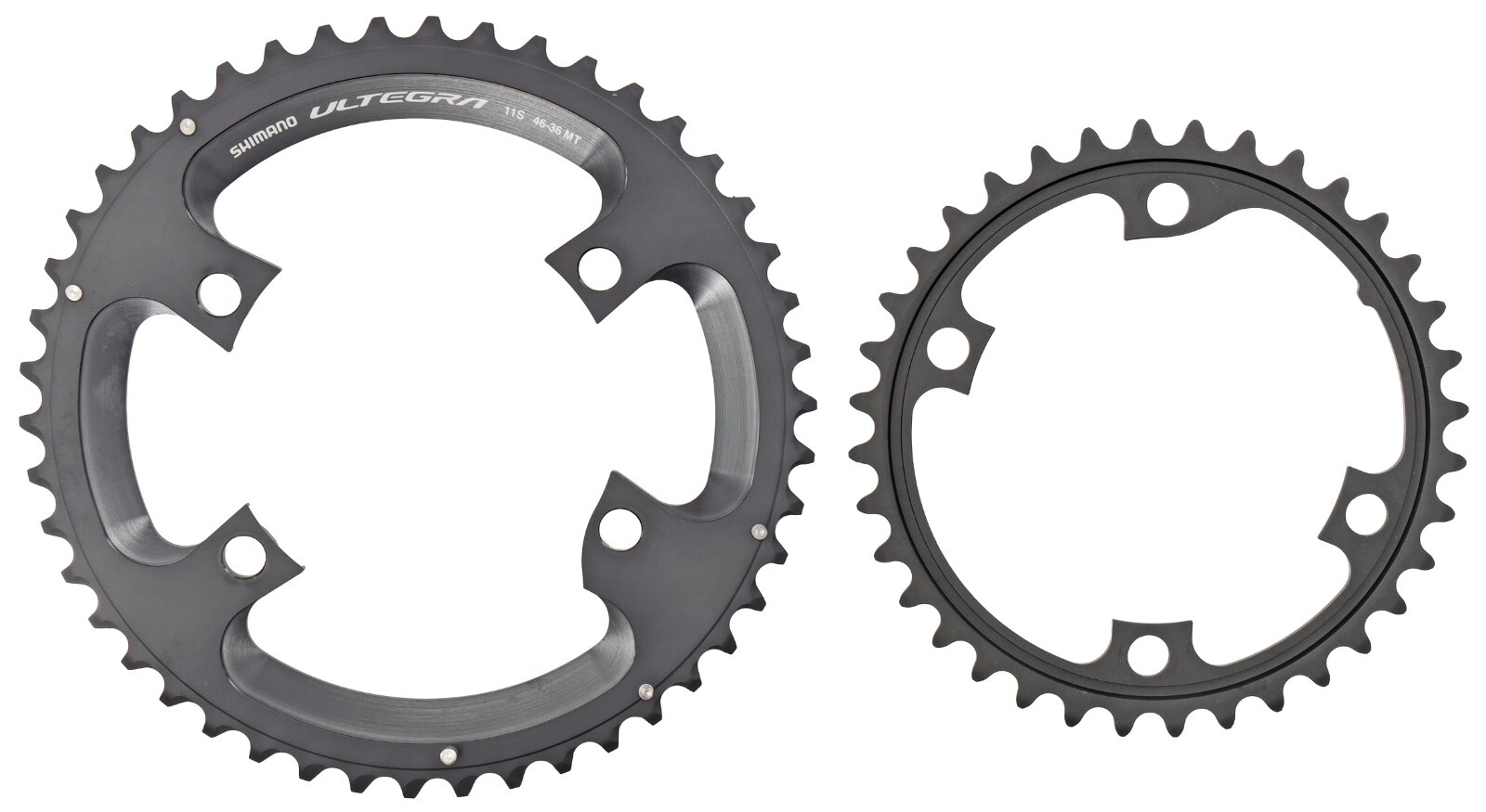 Shimano Ultegra FC-R8000 2 x 11 Sp Chainring Set 46/36T Cyclocross Gravel 4 Bolt
