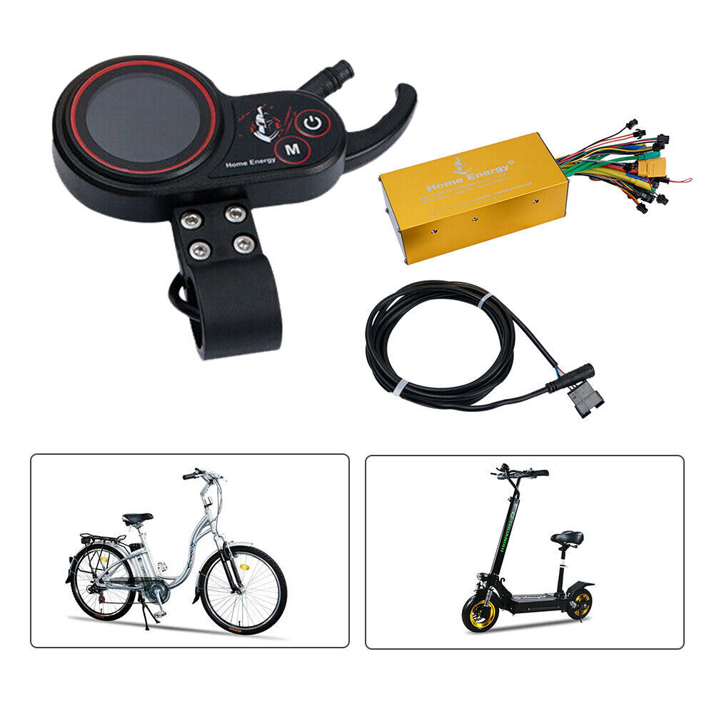 Electric Bicycle Scooter Dual Drive Controller LCD display Kit 48v60v72v 50A
