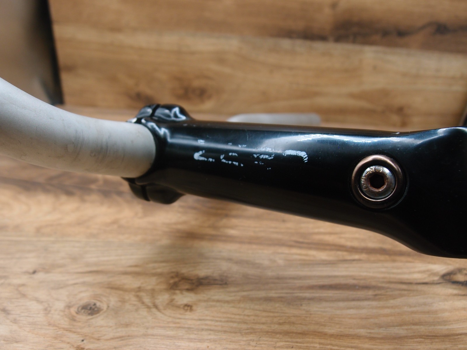 riser handlebar TiTec Hell Bent + ahead stem ZERO from Diamondback