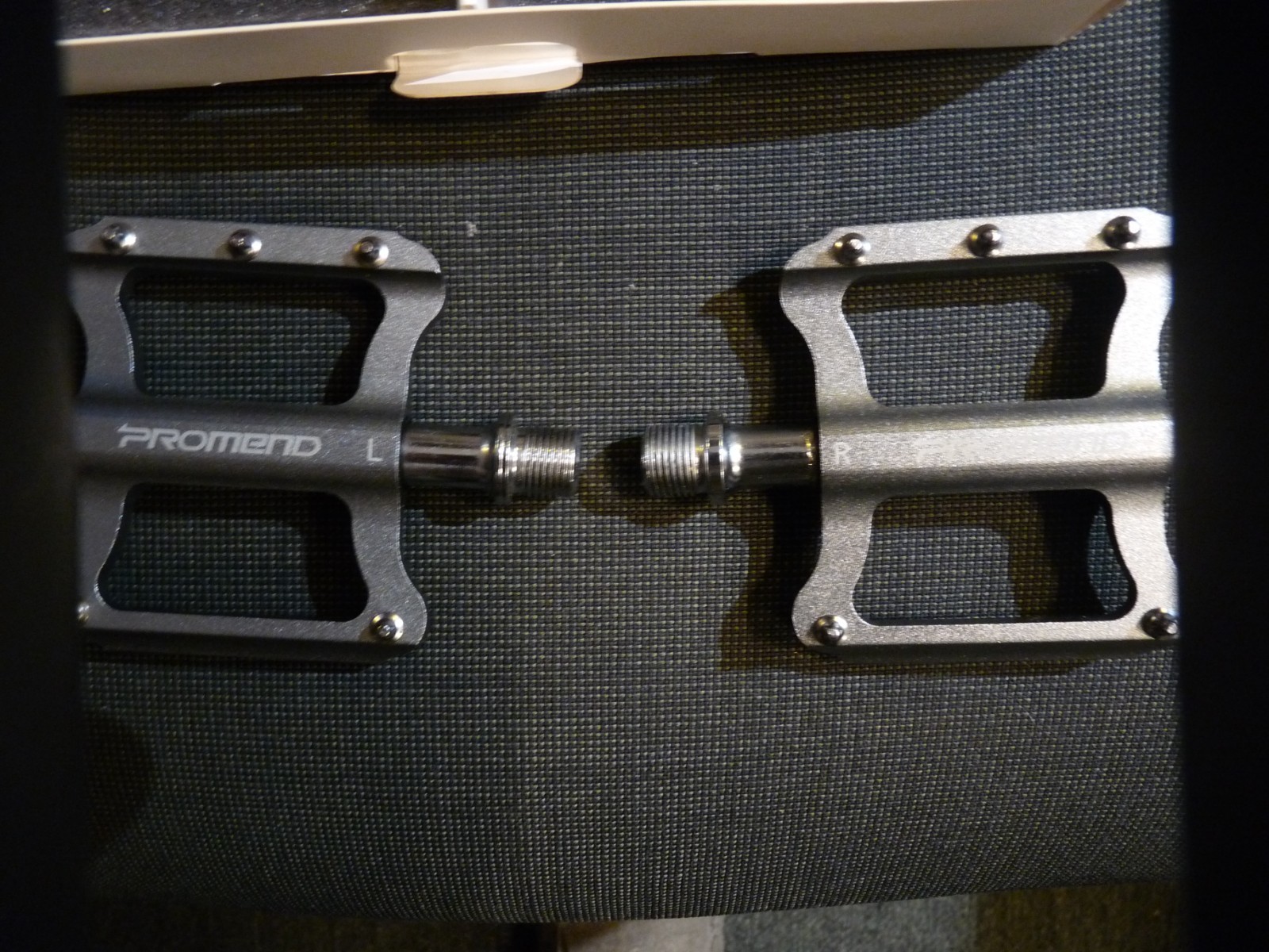 Bicycle Pedals – Aluminum – silver – Promend # PD-R41 (read)