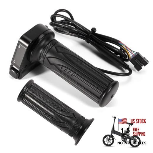 48V Throttle Display Accelerator Grip with Cruise Control Button Compatible