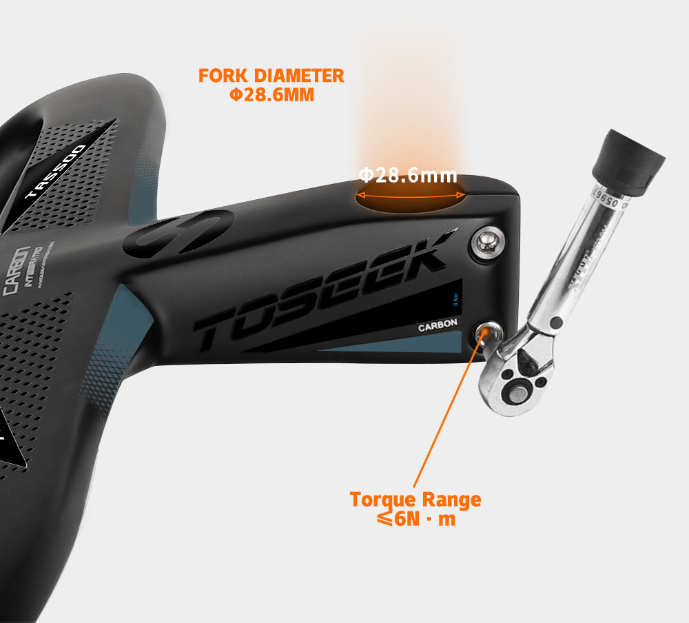 Carbon Bicycle Integrated Bar Stem Road Bike Handlebars With Computer Holder