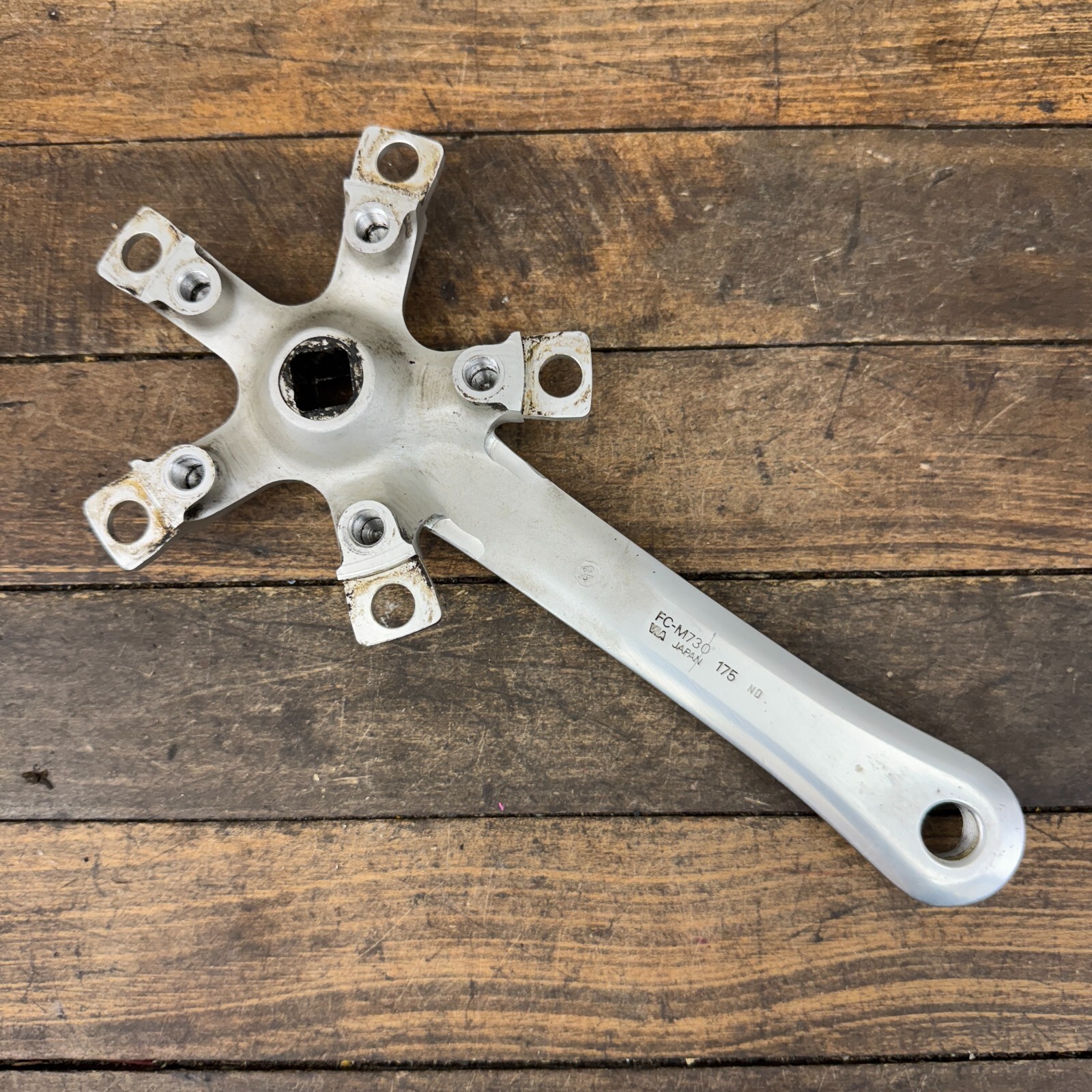 Vintage Shimano Crank Arm RIGHT 175 mm Deore XT FC-M730 Pantograph SG 90s MTB