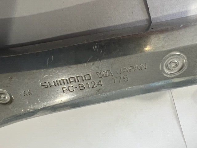 ! SHIMANO FC-B124 175 MM 5 PIN ALLOY RIGHT CRANK ARM NOS NO CHAINRINGS