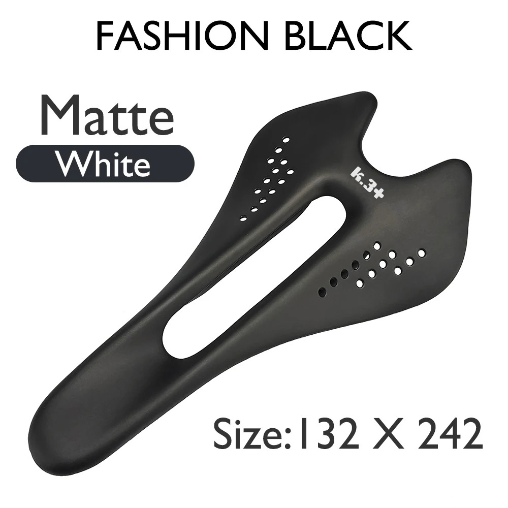 Full Carbon Fiber Bicycle Saddle 132×242/122x242mm for Road/mountain Bike